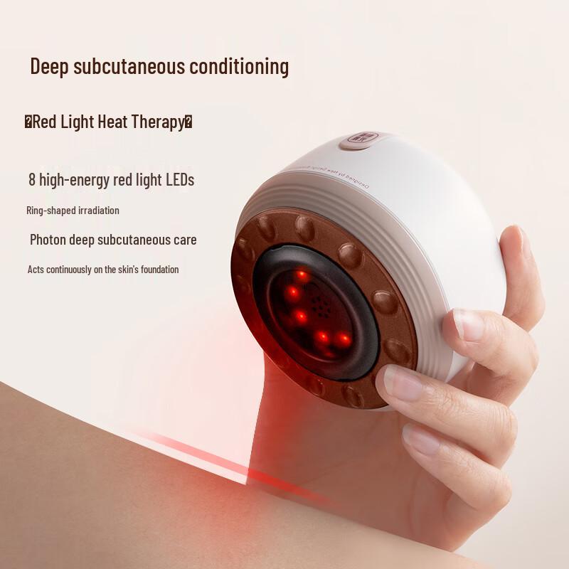 Red Bianstone Gua Sha & Cupping Massage Tool CN plug (adapter included)