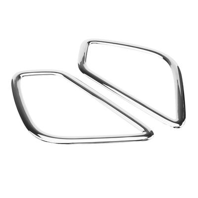 2Pcs Chrome Rear Tail Fog Light Lamp Cover Trim for Mitsubishi Eclipse Cross 2017 2018
