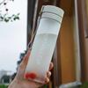 New Plastic Sports Water Bottles Large Capacity Leakage-proof Drinkware Cup Anti-Drop Frosted Cup
