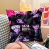 Anime KPop Saja Boys D-Demon H-Hunters Pillow Cushion Cover Pillowcase Living Room Sofa Home Decor Customized