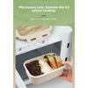 Portable Compartment Lunch Container Leakproof Wheat Straw Food Container  for Kitchen