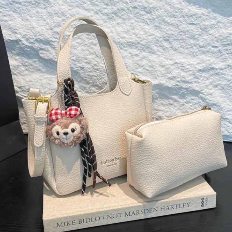 Niche design handbag bag women's new retro casual bucket bag shopping commuter shoulder messenger bag