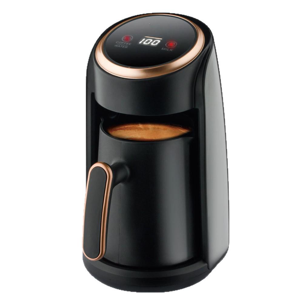 Turkish Coffee Pot & Tea Maker: High-Temp Resistant, Milk Heater, Visible Kettle, Euro-American Standard