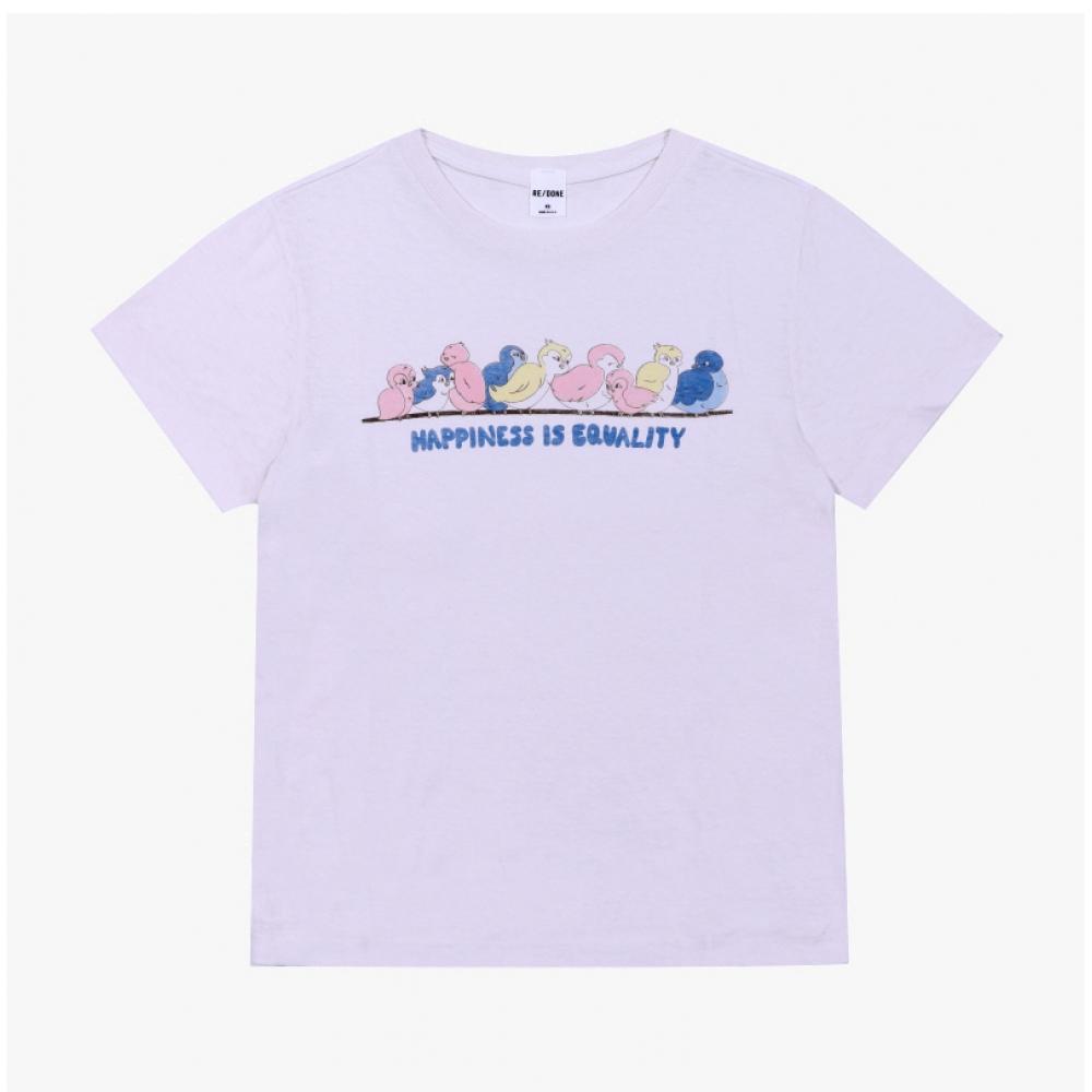 Leedon 024 02wcgt325 ClaSSic Bird Women S Short Sleeve Tee