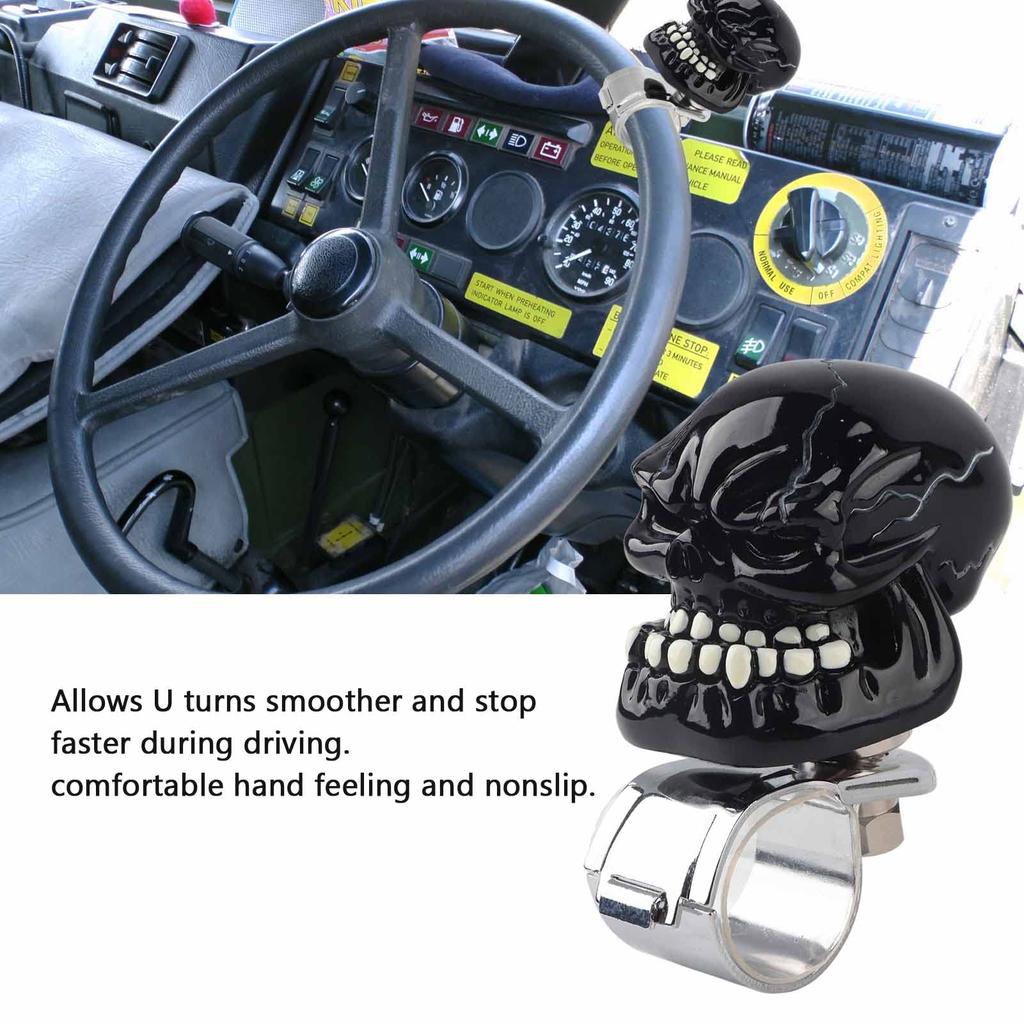 Shanrya Steering Wheel Knob, Truck Supplies Truck Spinner Handle, Anti- Strong Easy Install Spinner