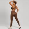 JYL Seamless Gradient Yoga Suit Hip Lifting High Waist Sports Vest