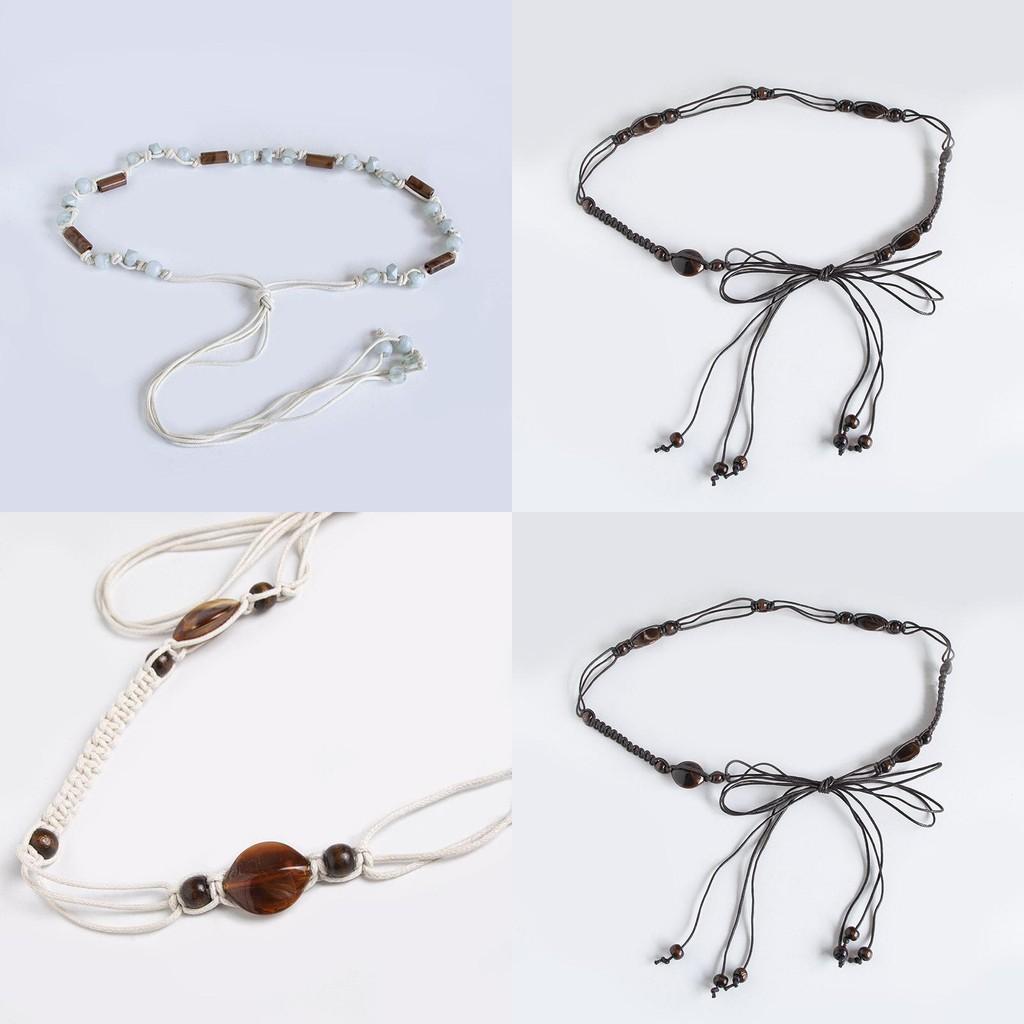 Bohemian Style Bead Decoration Women Casual Weaving Waist Chain For Women