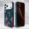 Magnetic Carbon Fiber Texture Case for iPhone 17 Pro Max & Samsung - Russian Tetris Design