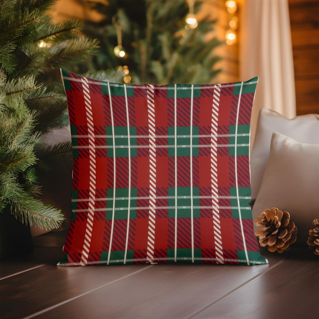 Home Decor Charming Christmas Fairy-Printed Pillow Cover Pattern Cushion Cover Suitable For Sofa Bedroom Car Pillow Cover