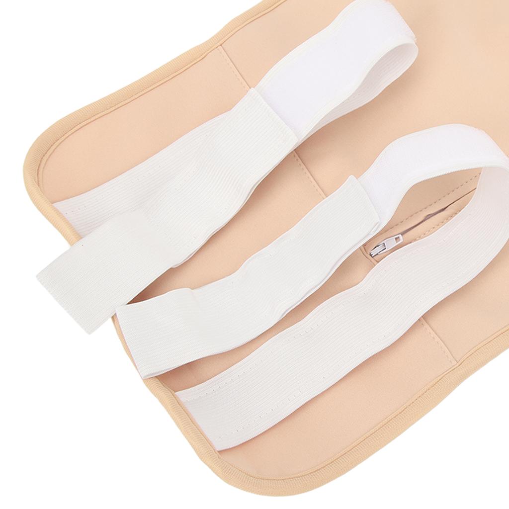 Castor Oil Packs Skin Friendly Adjust Size Reusable Washable Castor Oil Wrap for Neck Waist Skin Color