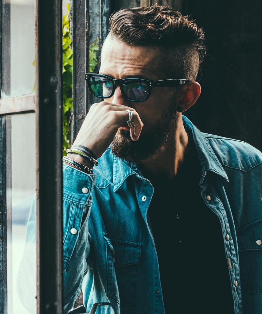 ROB Biker Shade Sunglasses Outerwear Unisex Fashion Brand Glasses Glasses Blue FREE Size BLUE [Climy] Men's