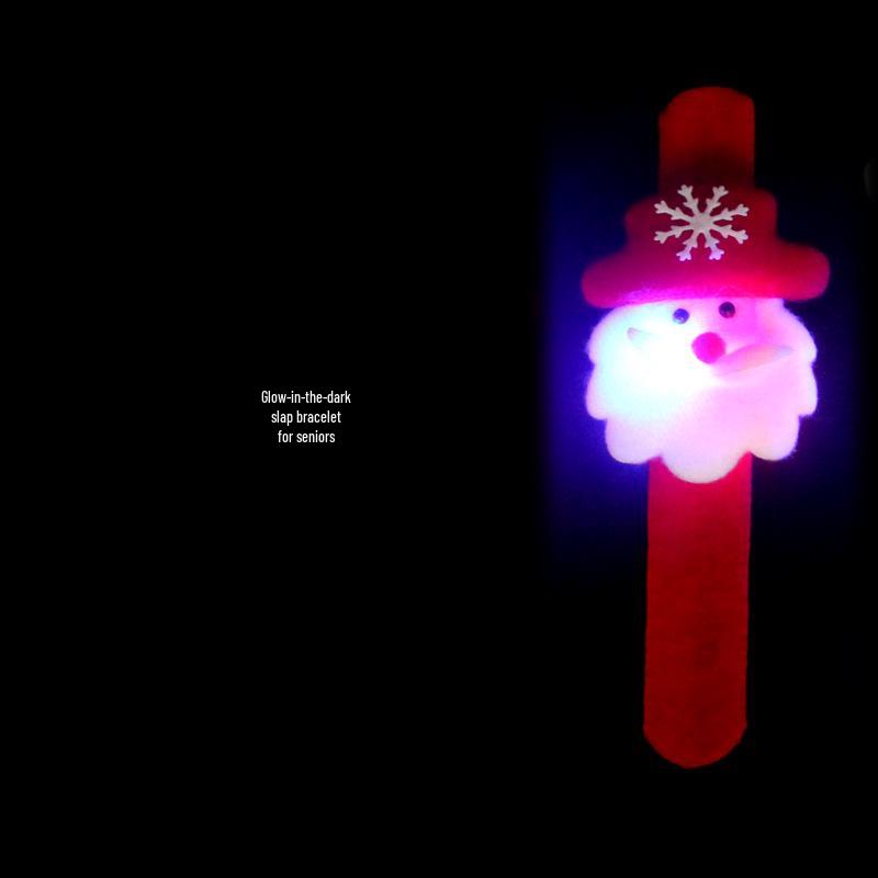 Christmas Luminous Snap Bracelets for Kids