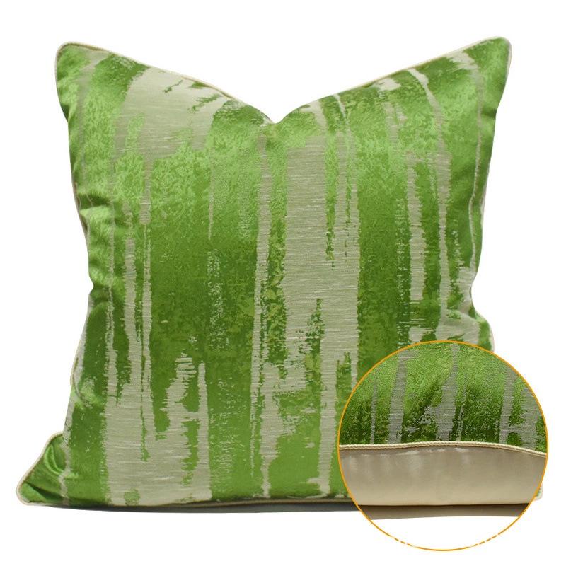Villa Large Cushion Sofa: Soft Furnishings, Bedroom Furniture, Abstract Pillowcase, Light Luxury Style