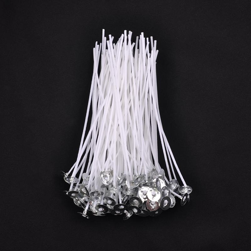 100 buc/sac lumânări din bumbac fitil 9/15/20 cm DIY lumânări confecționare cu fitil de ulei acasă petrecere ziua de naștere Crăciun consumabile