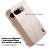Plating Gold Silk Skin Phone Case for Google Pixel 9 8 7 6 10 Pro XL 8A 7A 6A All Around Protect Shell Leather Shockproof Cover