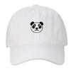 European New Cartoon Panda Embroidery Baseball Cap - Korean Retro Style Sun Protection for Men
