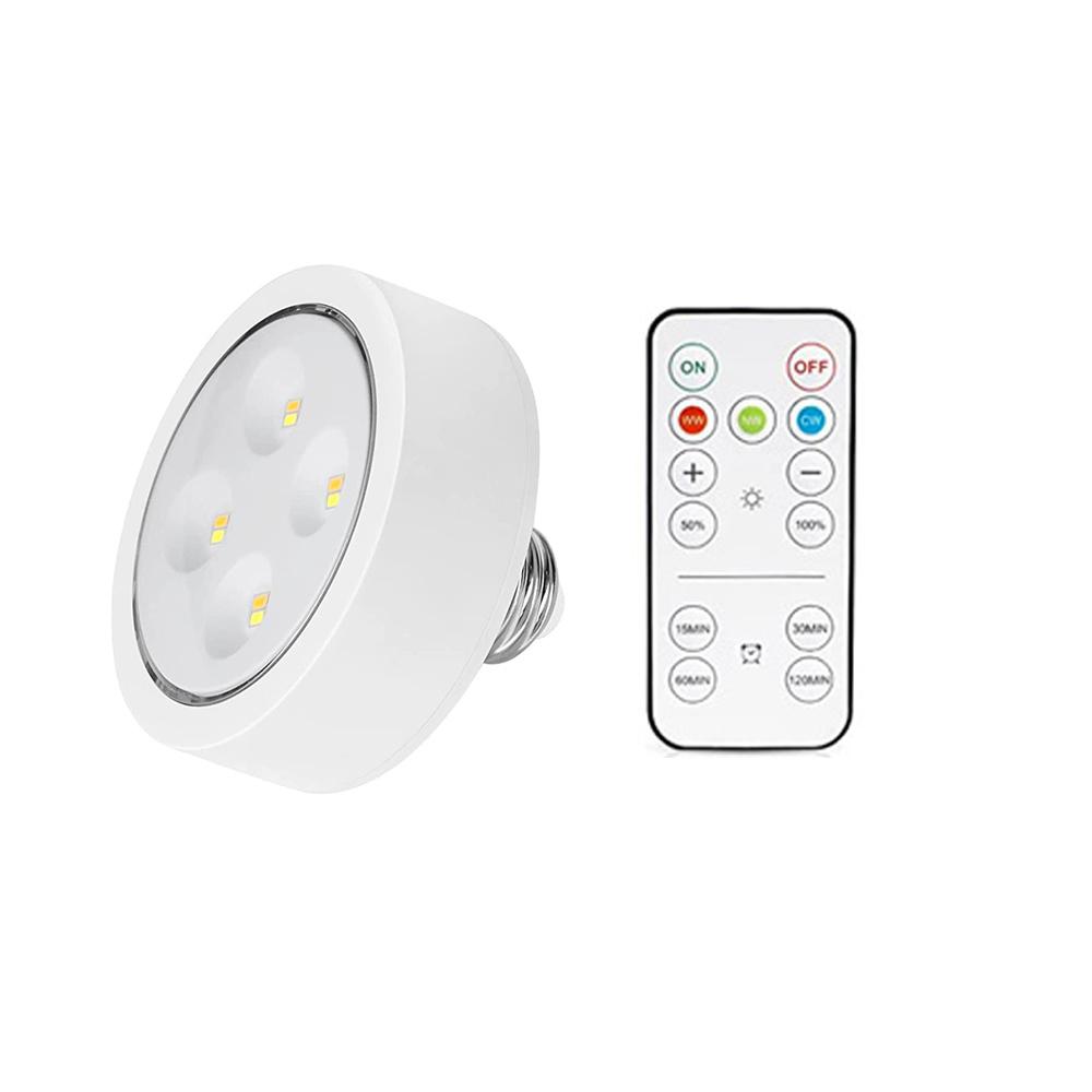 

Беспроводная светодиодная лампа-шайба с питанием от батареи E27/E26, 86 мм, с регулируемой яркостью, 3 цвета в 1, для настенных бра, подвесных светильников Battery Powered&3 Colors in 1&Dia 86MM