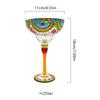 Pahare de Vin Margarita Colorate Handmade Exquisite Fără Plumb Pahare de Cocktail Pentru Petrecere de Nuntă Veselă Pocal Unic
