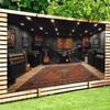 2D plane, 1 piece - A cozy corner of a music studio for the music festival theme