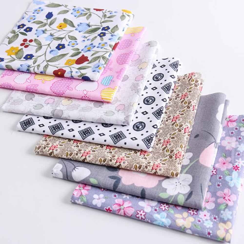 7 KS 25 X 25CM Čtverce Bavlněná Řemeslná Látka Látky Pro DIY Svazek Patchwork Prošívání Šití Scrapbooking Výtvarné Potřeby