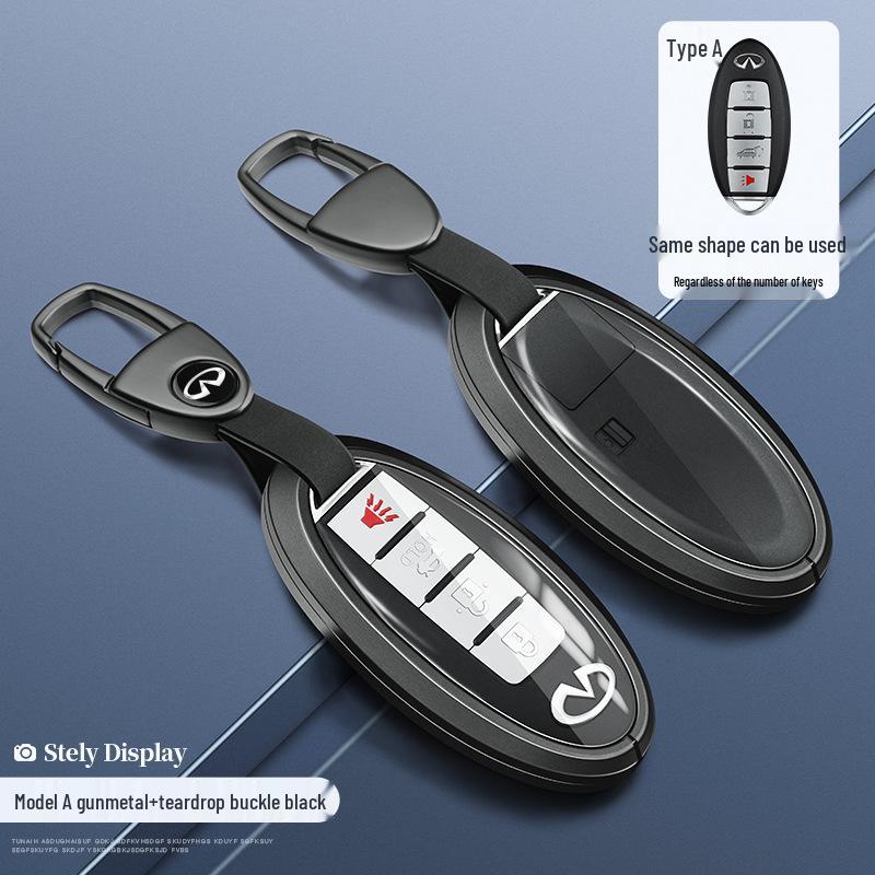 Infiniti Q50L/QX50/Q70L Key Case - Full-Cover Shell for G25/FX35 with Buckle