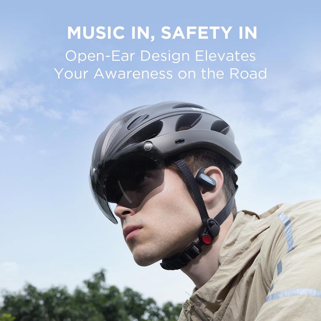 1MORE Fit SE S30 Wireless Lightweight IPX5 Up to 30 Hours of Bluetooth EQ Sports Style Open-Ear Earbuds, (10g), Waterproof, Playtime, 5.3 Compatible,