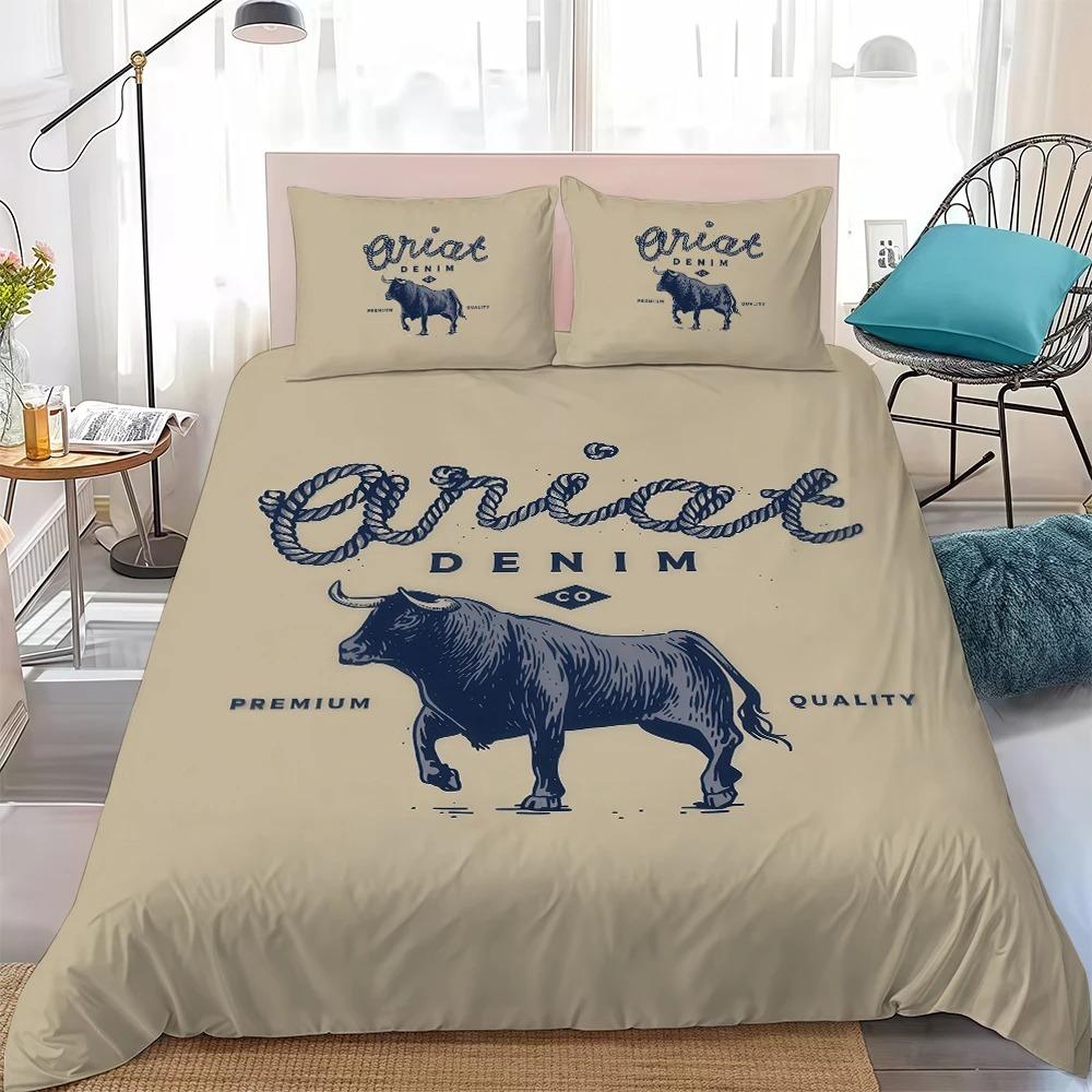 Fashion Western Cowboy A-Ariat Duvet Cover Set adult Bedding Set Bedroom Decoration 2/3piece set Single Double Large Sizes Gift