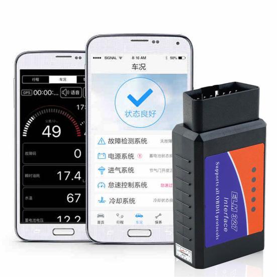 ELM327 OBDII OBD2 Bluetooth-kompatibilní Auto Diagnostické Rozhraní Skener Nástroj