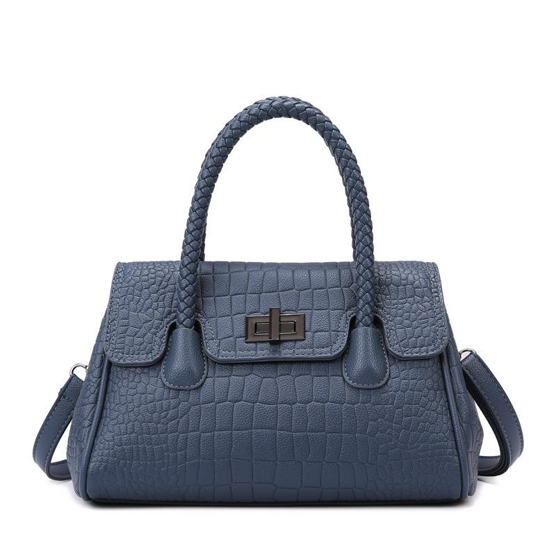 

Сумка женская сумка 2025 новая нишевая одноплечевая сумка-мессенджер женская с чувством высокого класса ретро тренд мода женская сумочка Single pack синий