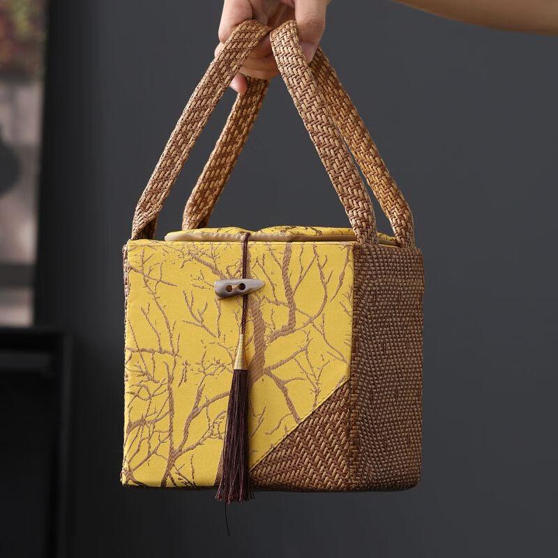 Керамическая банка для хранения чая, подарочный набор