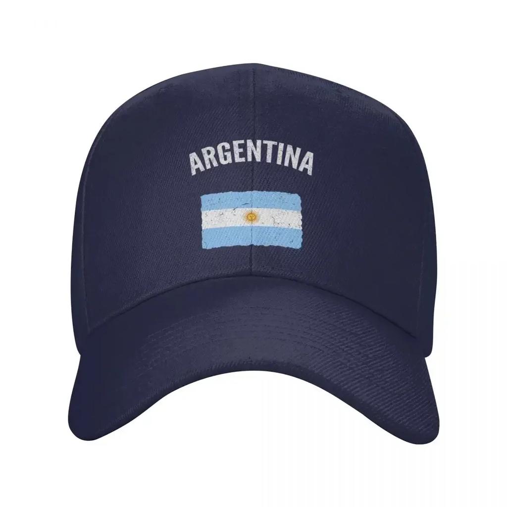 Vintage Argentina Argentinian Flag Baseball Cap Beach Bag fun hats Unisexs Luxury Womens