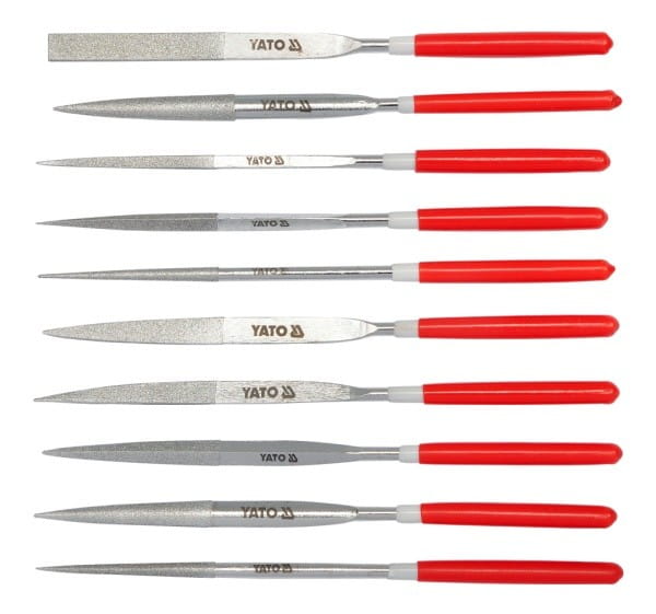 Yato Diamond Needle Set 10 Pcs/160Mm 6151