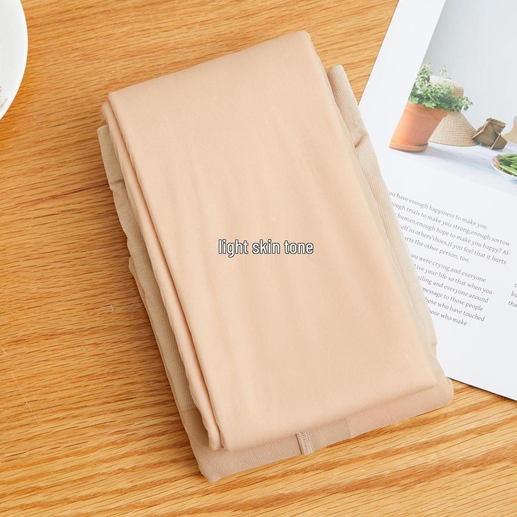 Double-Layer Sheer Tights: Thin for Spring/Autumn, Thick for Winter, Non-Pilling Natural Skin Tone Velvet Stockings.