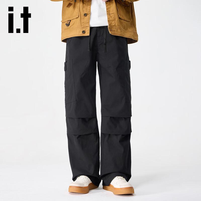 Izzue Men's Multi-Pocket Loose Fit Cargo Pants