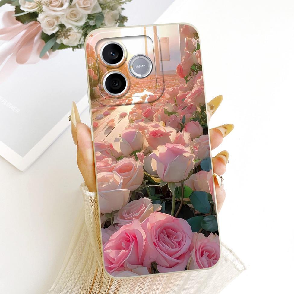 For Honor 600 Lite 5G Casing Cover Silicone Luxury Fashion Kawaii Cute Painted Shockproof Phone Case For Honor LNA-NX1
