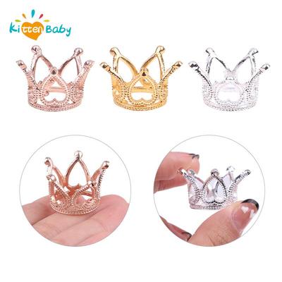 10pcs or 1pc Multi-style Metal Crown Tiara For Doll Accessories 1/6 BJD Dollhouse Hair Accessories Children Toys