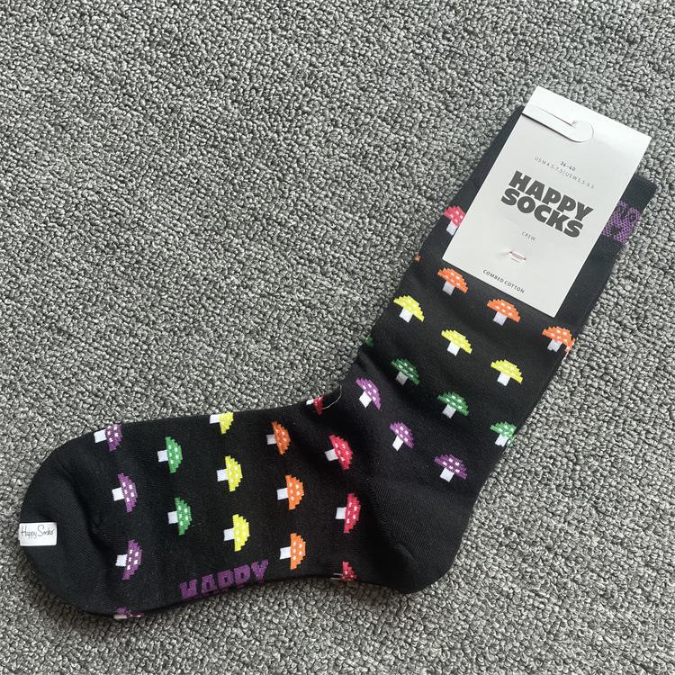 

Трендовые шведские гольфы до середины икры Happy Socks: Женский и парный стиль для формирования ног на весну/осень