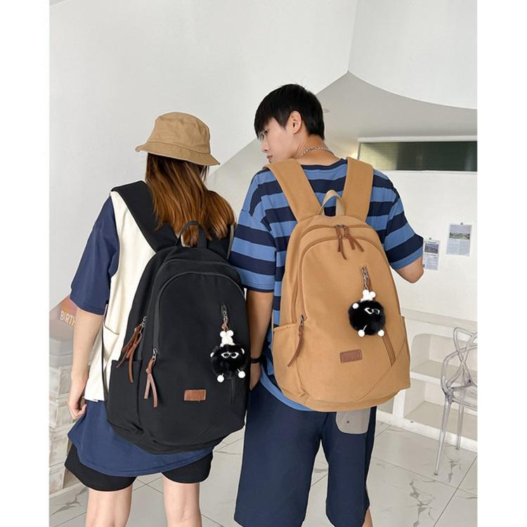 Rucsac de damă Rucsac retro pentru elevi de liceu Rucsac de femei de culoare uni ghiozdan de mare capacitate Rucsac de călătorie Geanta pentru computer de birou