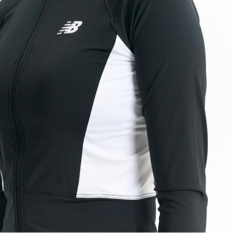 New Balance RaSh Guard Kqj Nbmde2w702 19 Women S eSSential Zip Up RaSh Guard  Slim