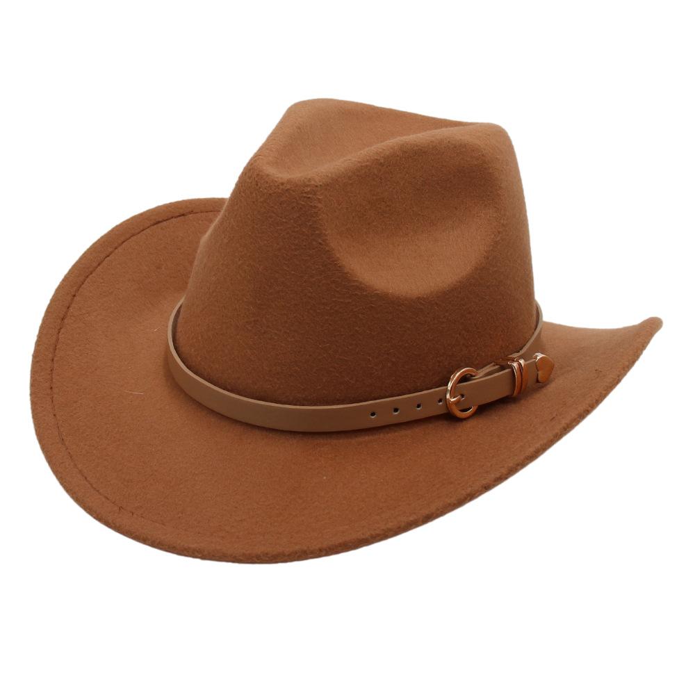 European, American And British Style Classic Love Belt Top Hat Autumn And Winter Woolen Hat Panama Jazz Hat Felt Hat