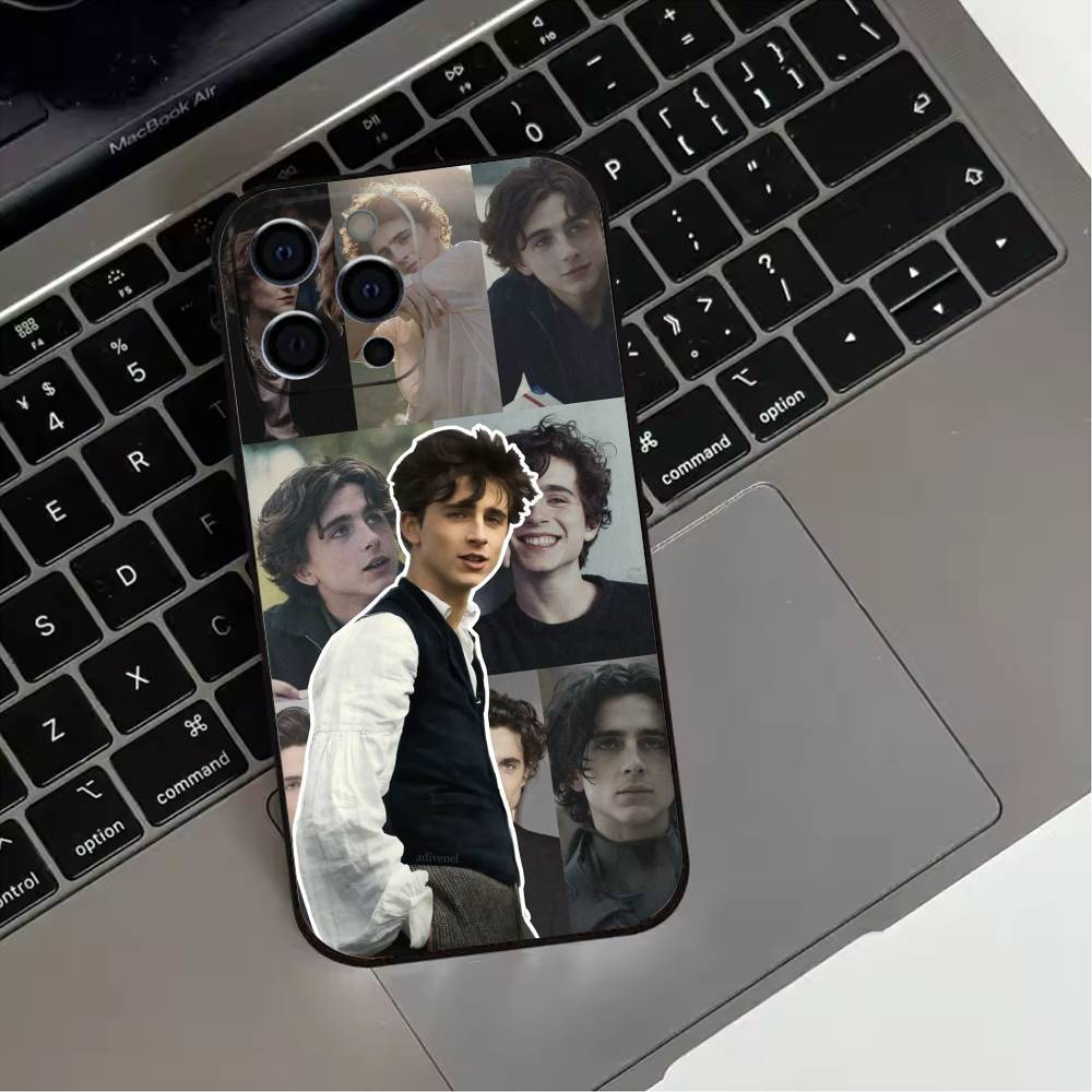 

Чехол для телефона Тимоти Шаламе для iPhone 17,16,15,14,13,12,11 Plus,Pro Max,XS,Мягкий силиконовый черный чехол iPhone15