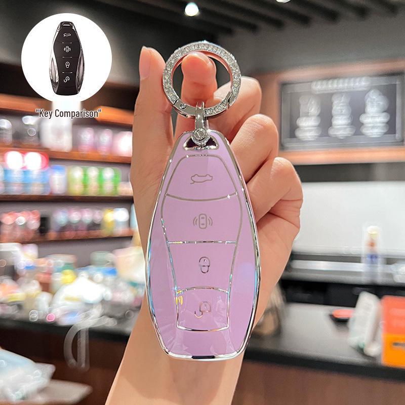 Premium Hongqi H5 Key Case for HS5/H9/H6/HS7/HS3/HQ9 - High-End Car Shell Cover