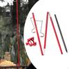 Camping Stand, Aluminum Alloy Lamp Stake and Hook, Adjustable Hanger for Outdoor Picnic, ,
