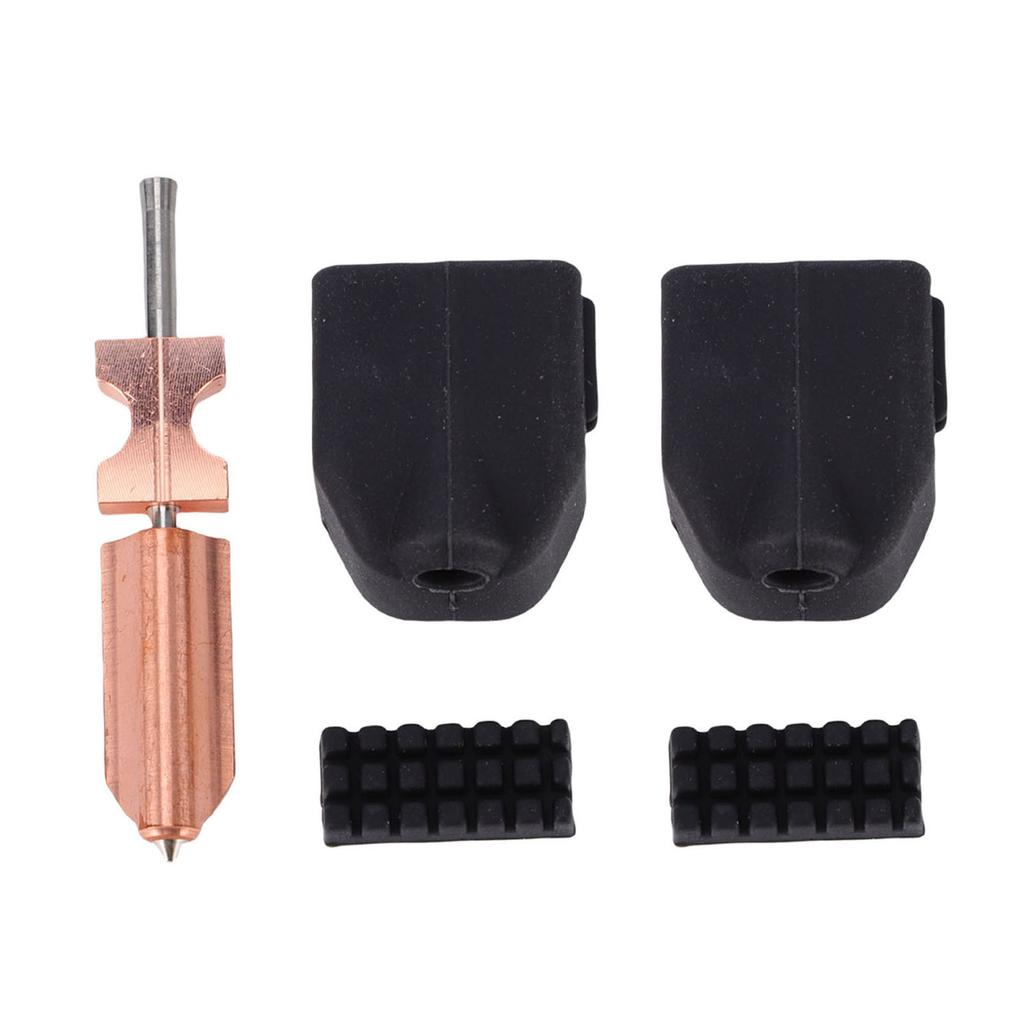 0.4mm Hardened Steel Nozzle for Flashforge AD5X 3D Printer Quick Detachable Hotend Nozzle with Silicone Sleeves Cleaning Brushes