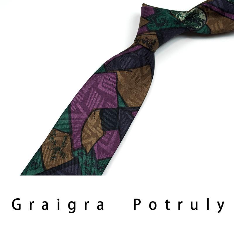 7 Days Replacement, Thin Ultra-Thin Mulberry Silk, Pure Handmade 9Cm Ultra-Wide Italian Elegant Silk Tie, Men'S