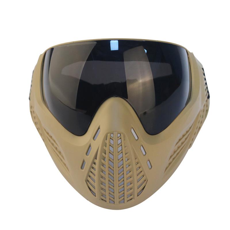 Outdoor Tactical Cycling Mask with Goggles for Self-Defense and Live-Action Play