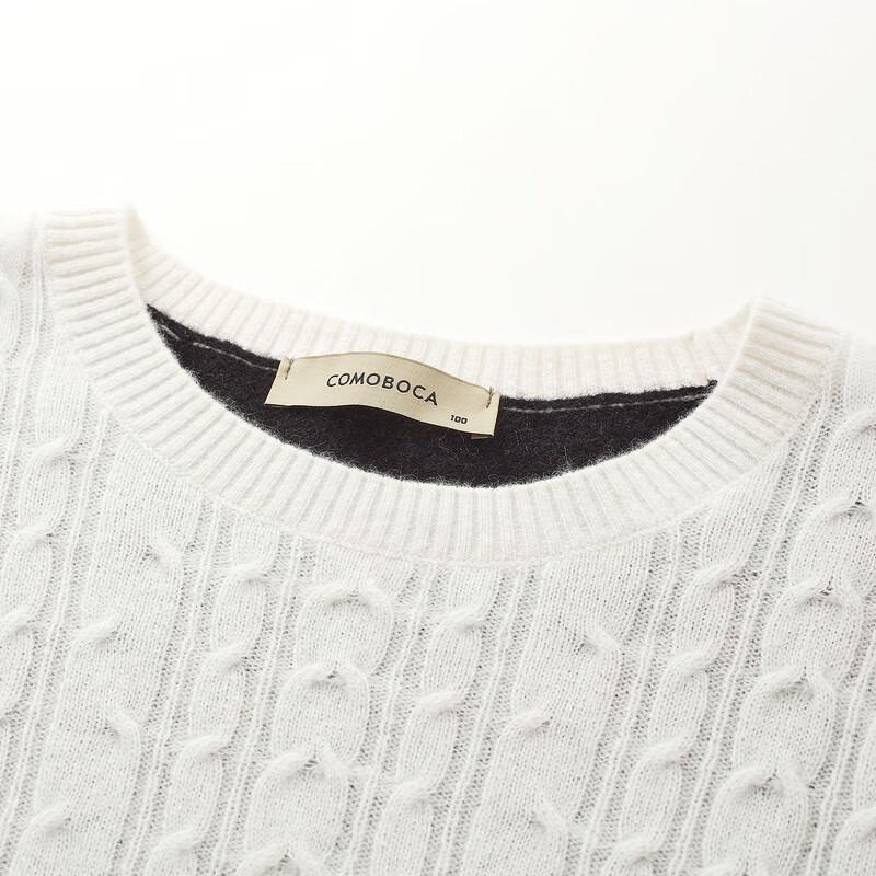 Comonboca Women's Cashmere Cable Knit Sweater