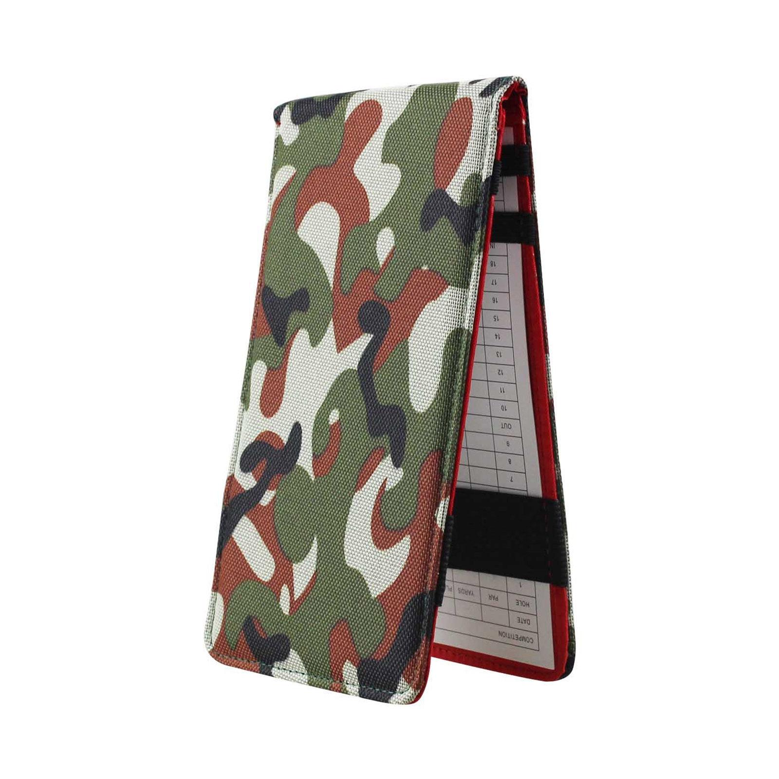 

Golf Scorecard Book with Pencil Golf Journal Notebook Oxford Cloth Golf Log Book Pocket Golf Score Book Golf Accessories зелёный