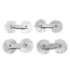 Radius Radius Stainless Steel Gauge Measuring Internal Diameter Practical Radius Fillet Gauge 4-piece Gauge, Gauge, Tool, R0.3-1.5 / R1-6.5 / R7-14.5