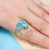 Opening Tree Frog Ring Alloy Jewelry Accessories Gift Adjustable Ring  For Women